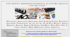 Desktop Screenshot of lecoindesartistes.com